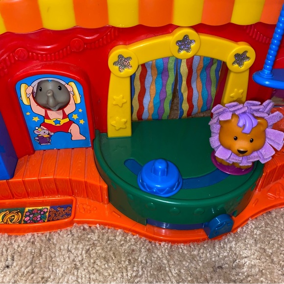 Little people big top circus carnival Lion elephant trapeze teeter totter - Picture 9 of 17